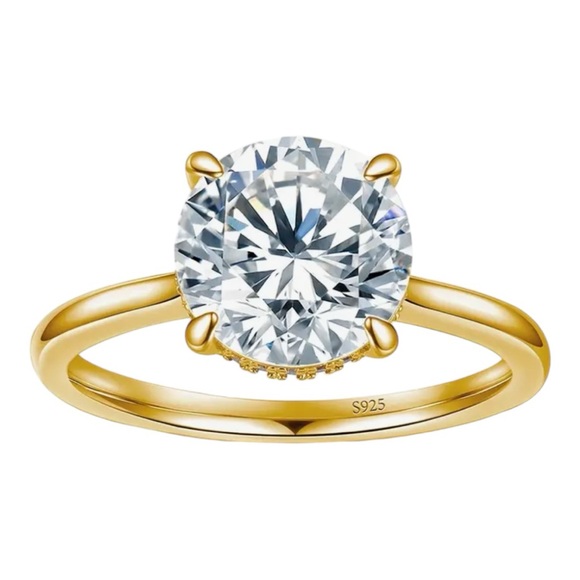 Stunning 2 carat engagement ring. Size 7 NEW - Picture 2 of 9